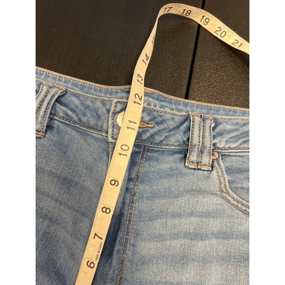 American Eagle Super High Rise Baggy Wide Leg Women’s Jeans Size 14 XShort - Picture 6 of 11
